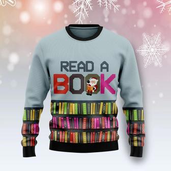 Read A Book Ugly Christmas Sweater | Favorety