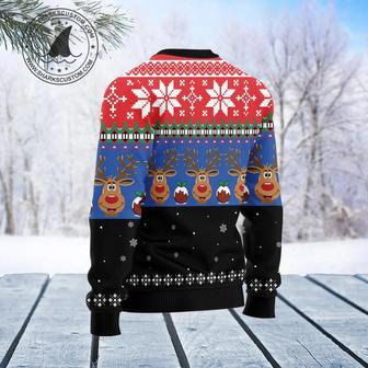 Reindeer Noel unisex womens & mens, couples matching, friends, funny family ugly christmas holiday sweater gifts 2 | Favorety AU