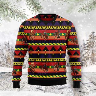 Rodeo Native Pattern Ugly Christmas Sweater | Favorety AU