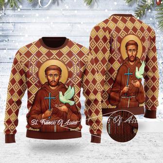 Saint Francis Of Assisi Ugly Christmas Sweater | Favorety CA