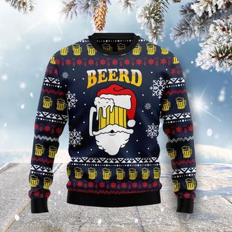 Santa Beerd Ugly Christmas Sweater | Favorety AU