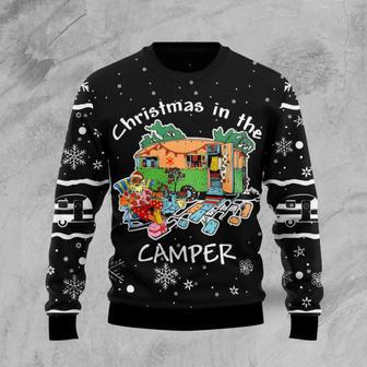 Santa Camping Ugly Christmas Sweater | Favorety DE