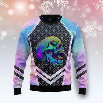 Skull Hologram Ugly Christmas Sweater | Favorety CA