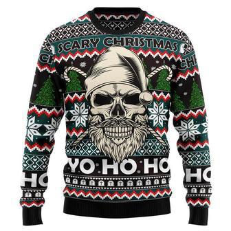 Skull Scary Christmas Ugly Christmas Sweater | Favorety CA