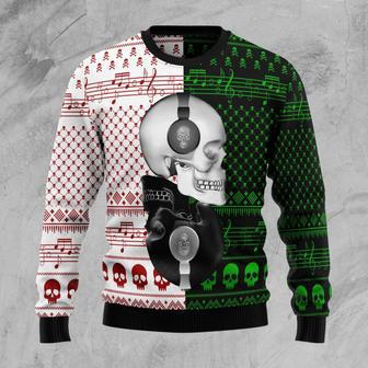 Skull Yinyang Ugly Christmas Sweater | Favorety CA