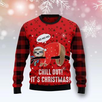 Sloth Chill Out Ugly Christmas Sweater | Favorety AU