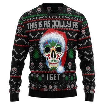 Sugar Skull Christmas Ugly Christmas Sweater | Favorety