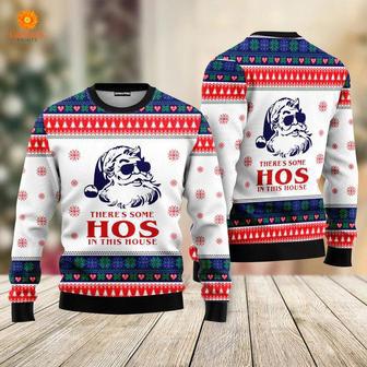 There's Some Hos In This House Ugly Christmas Sweater For Men & Women | Favorety AU