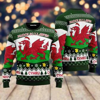 Wales Ugly Christmas Sweater For Men & Women | Favorety AU