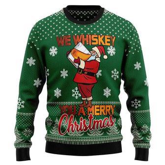 We Whiskey You A Merry Christmas Ugly Christmas Sweater | Favorety DE