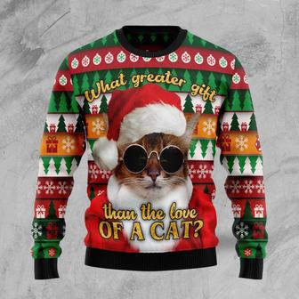 What greater gift than the love of a cat Ugly Christmas Sweater | Favorety DE