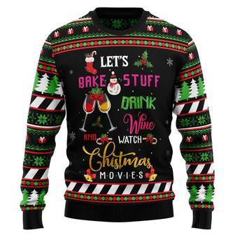 Wine Christmas Movie Ugly Christmas Sweater | Favorety