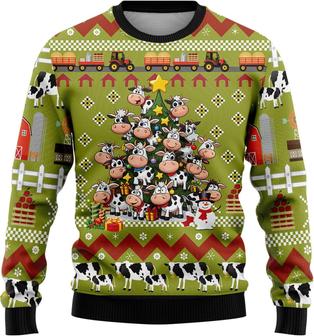 Animal Sweaters for Women, Ugly Christmas Sweater Mens Sweater Winter Holiday Crew Neck Shirt Set 21 - Thegiftio UK