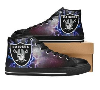 RAlDERS NFL 11 Custom Canvas High Top Shoes | Favorety UK