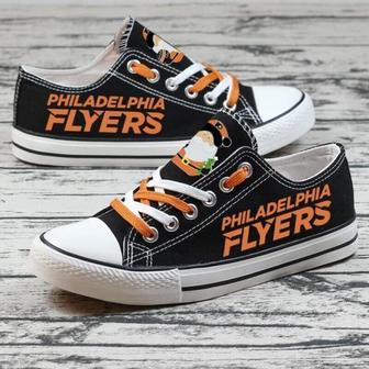 PhiladeIphia FIyers NHL Hockey 6 Gift For Fans Low Top Custom Canvas Shoes | Favorety AU