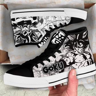 Goku Ultra Instinct High Top Canvas Shoes Custom Dragon BaII Manga For Fans | Favorety