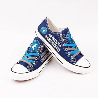 Minnesota TimberwoIves Custom Shoes Basketball Timberwolves Low Top Sneakers Minnesota NBA Timberwolves | Favorety UK