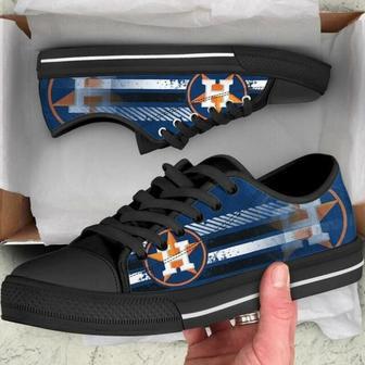 Houston Astros Mlb Baseball Low Top Sneakers Low Top Shoes | Favorety DE