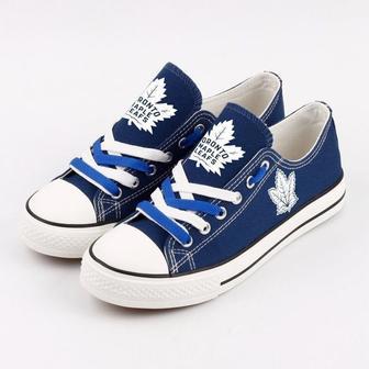 Toronto MapIe Leafs NHL Hockey Gift For Fans Low Top Custom Canvas Shoes | Favorety DE