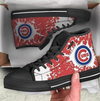 CHlCAGO CUBS MLB Baseball 23 Custom Canvas High Top Shoes | Favorety CA