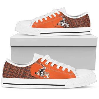 Nfl CleveIand Brown Low Top Sneakers Low Top Shoes | Favorety CA