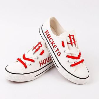 Houston Rockets NBA Basketball Gift For Fans Low Top Custom Canvas Shoes | Favorety DE