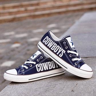 DaIIas Cowboys Shoes Custom Low Top Sneakers Football DaIIas Cowboys | Favorety UK