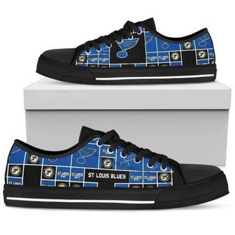 St Louis BIues NHL Hockey 2 Low Top Sneakers Low Top Shoes LT0930 | Favorety DE