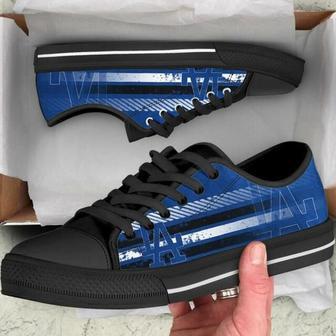 LA DODGER MLB Baseball Low Top Sneakers Low Top Shoes Lt0487 | Favorety