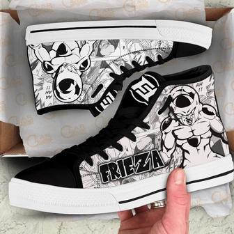 Frieza High Top Canvas Shoes Custom Dragon BaII Manga For Fans | Favorety UK