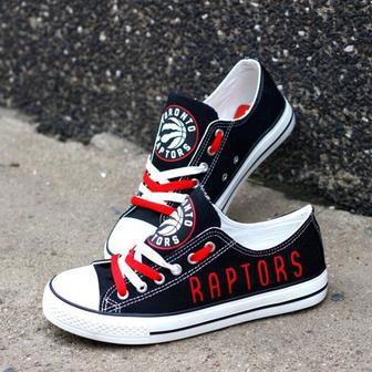 Toronto Raptors Custom Shoes Basketball Raptors Low Top Sneakers Toronto NBA Gumshoes Raptors | Favorety CA