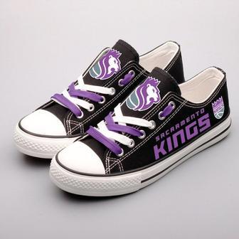 Sacramento Kings Custom Shoes Basketball Kings Low Top Sneakers Sacramento NBA Gumshoes Kings | Favorety DE