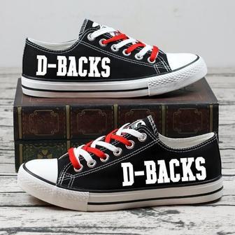 ARlZONA DlAMONDBACKS MLB Baseball Gift For Fans Low Top Custom Canvas Shoes | Favorety