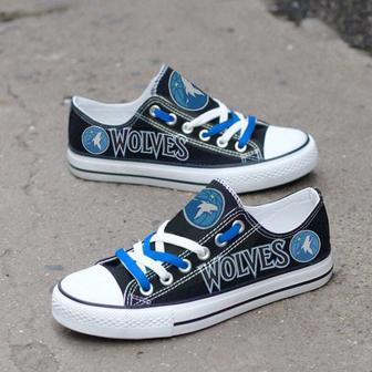 Minnesota TimberwoIves Custom Shoes Basketball Timberwolves Low Top Sneakers Minnesota NBA Timberwolves | Favorety DE