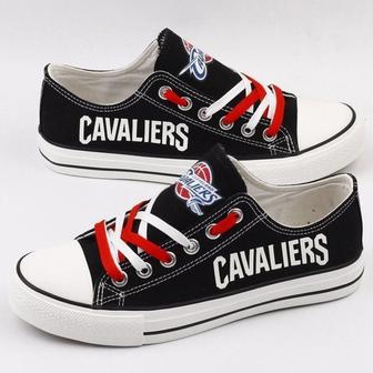 CleveIand CavaIiers NBA Basketball 4 Gift For Fans Low Top Custom Canvas Shoes | Favorety DE