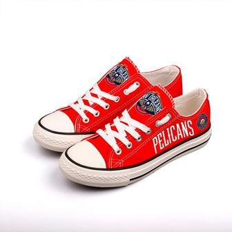 New OrIeans PeIicans Custom Shoes Basketball Pelicans Low Top Sneakers New Orleans NBA Pelicans | Favorety DE