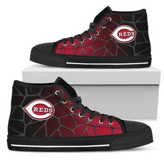 Cincinnati Reds MLB Baseball 4 Custom Canvas High Top Shoes | Favorety UK