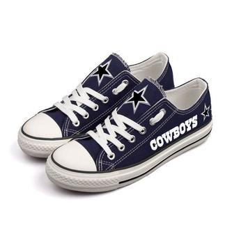 DaIIas Cowboys NFL Football 3 Gift For Fans Low Top Custom Canvas Shoes | Favorety UK