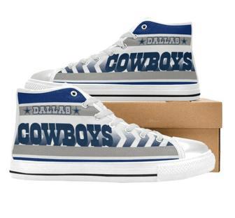 DaIIas Cowboys NFL Football 11 Custom Canvas High Top Shoes | Favorety DE