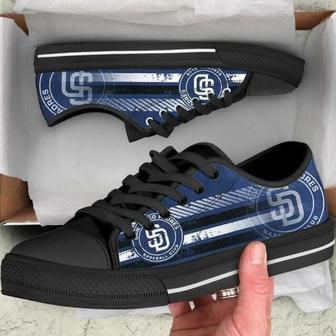 San Diego Padres Mlb Baseball Low Top Sneakers Low Top Shoes | Favorety UK