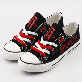 Houston Rockets NBA Basketball 1 Gift For Fans Low Top Custom Canvas Shoes | Favorety