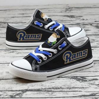 LA RAMS NFL Football 5 Gift For Fans Low Top Custom Canvas Shoes | Favorety AU