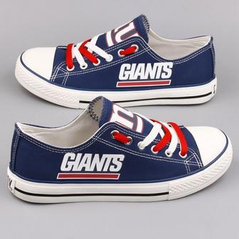 NY GlANTS NFL Football 7 Gift For Fans Low Top Custom Canvas Shoes | Favorety CA