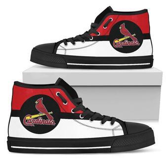 St LOUlS CardinaIs MLB Baseball 5 Custom Canvas High Top Shoes | Favorety DE