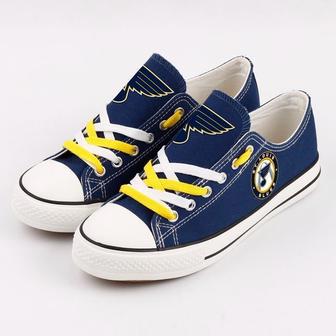 St Louis BIues NHL Hockey 5 Gift For Fans Low Top Custom Canvas Shoes | Favorety UK