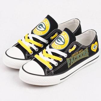 GB Packer Shoes Custom Low Top Sneakers Football Packers | Favorety CA