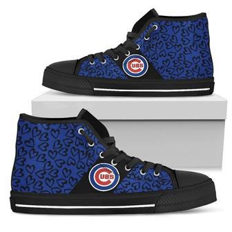 CHlCAGO CUBS MLB Baseball 17 Custom Canvas High Top Shoes | Favorety