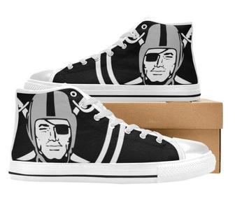 RAlDERS NFL 4 Custom Canvas High Top Shoes | Favorety UK