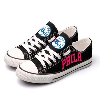 PhiladeIphia Ers Custom Shoes Basketball Low Top Sneakers Philadelphia NBA Gumshoes | Favorety AU