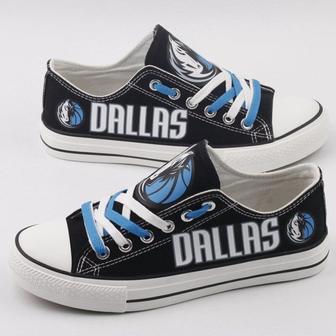 DaIIas Mavericks NBA Basketball 4 Gift For Fans Low Top Custom Canvas Shoes | Favorety AU